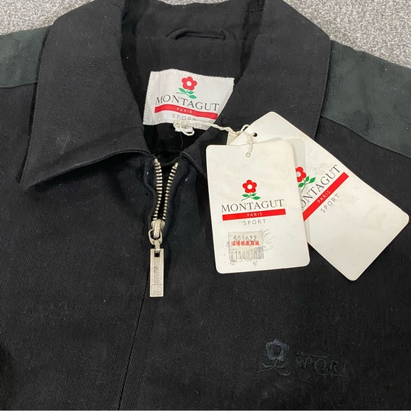 Montagut Paris Sport Black Men’s Jacket Size Medium - Picture 4 of 11